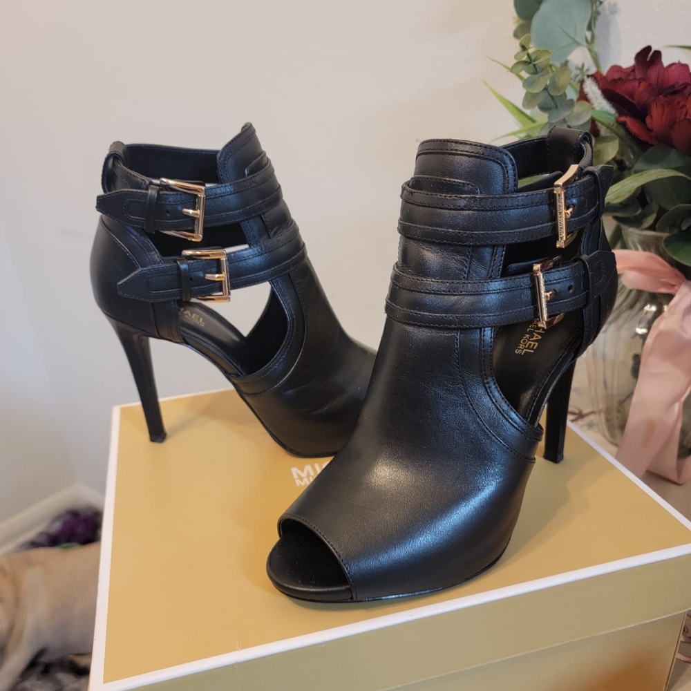 Michael Kors Blaze Open Toe Bootie